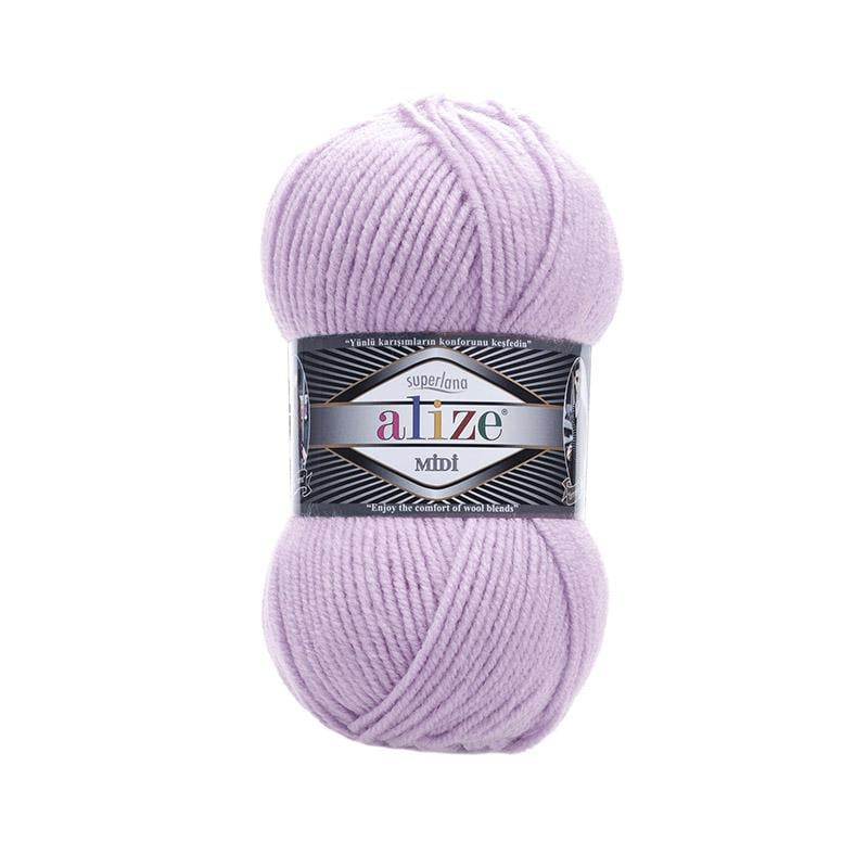 Пряжа Alize Superlana Midi 505 Лиловый