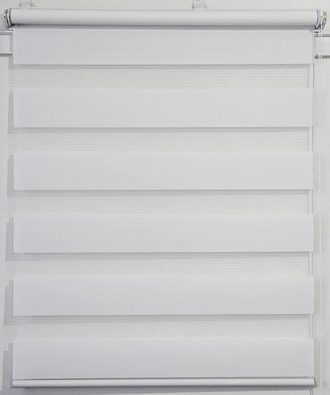 Рулонная штора день-ночь Miranda ВМ-01 52,5х130 см Белый (ВМ-01-86)