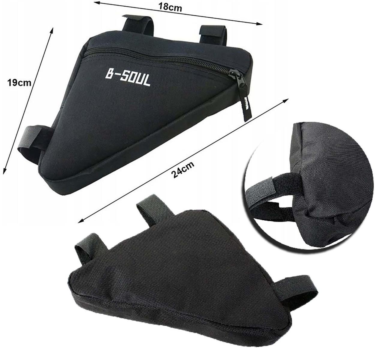 Велосумка под раму B-Soul Черный (id_98320) - фото 5 Велосумка под раму B-Soul Черный (id_98320) - фото 5