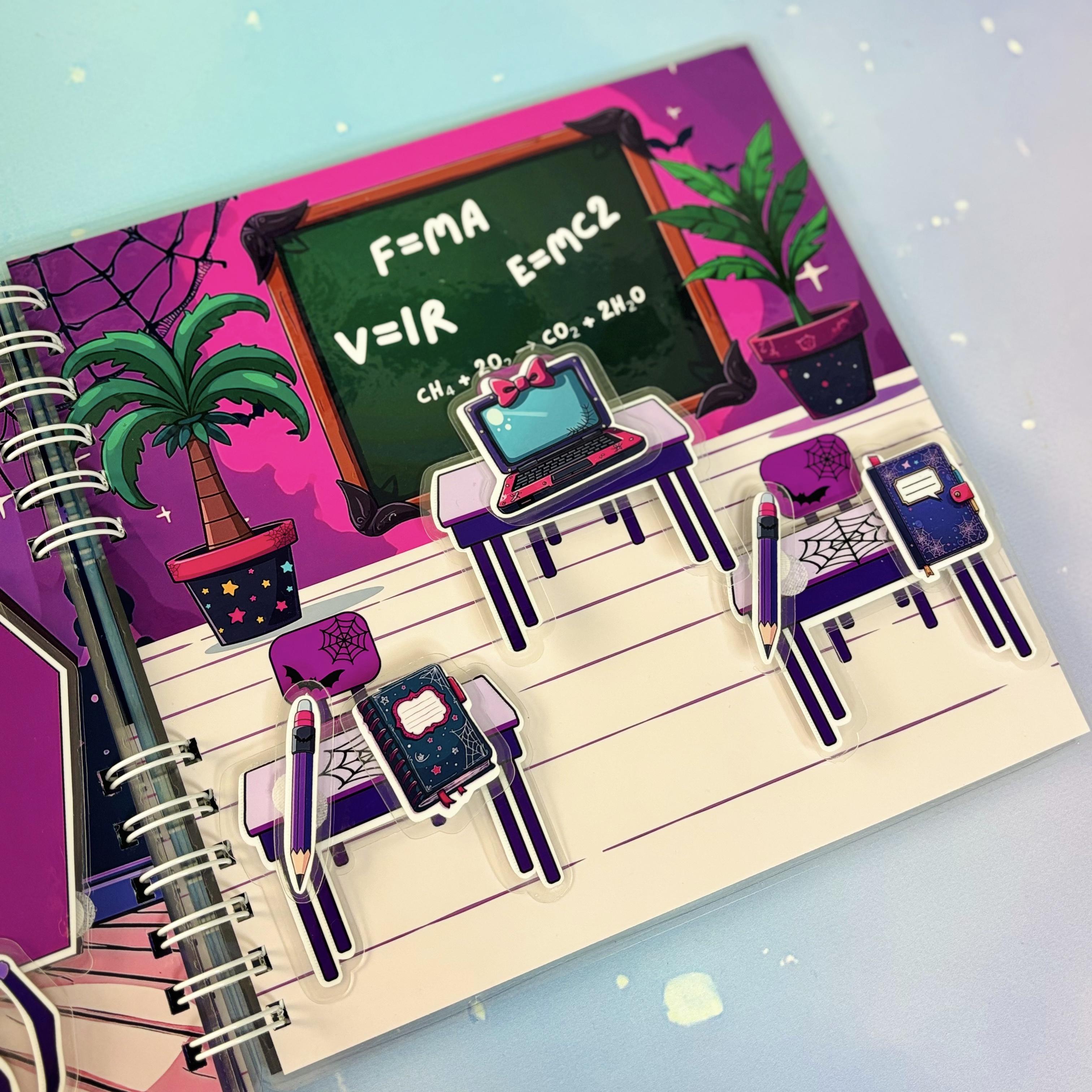 Книга на липучках у стилі Monster High (ГМ-00019) - фото 6 Книга на липучках у стилі Monster High (ГМ-00019) - фото 6