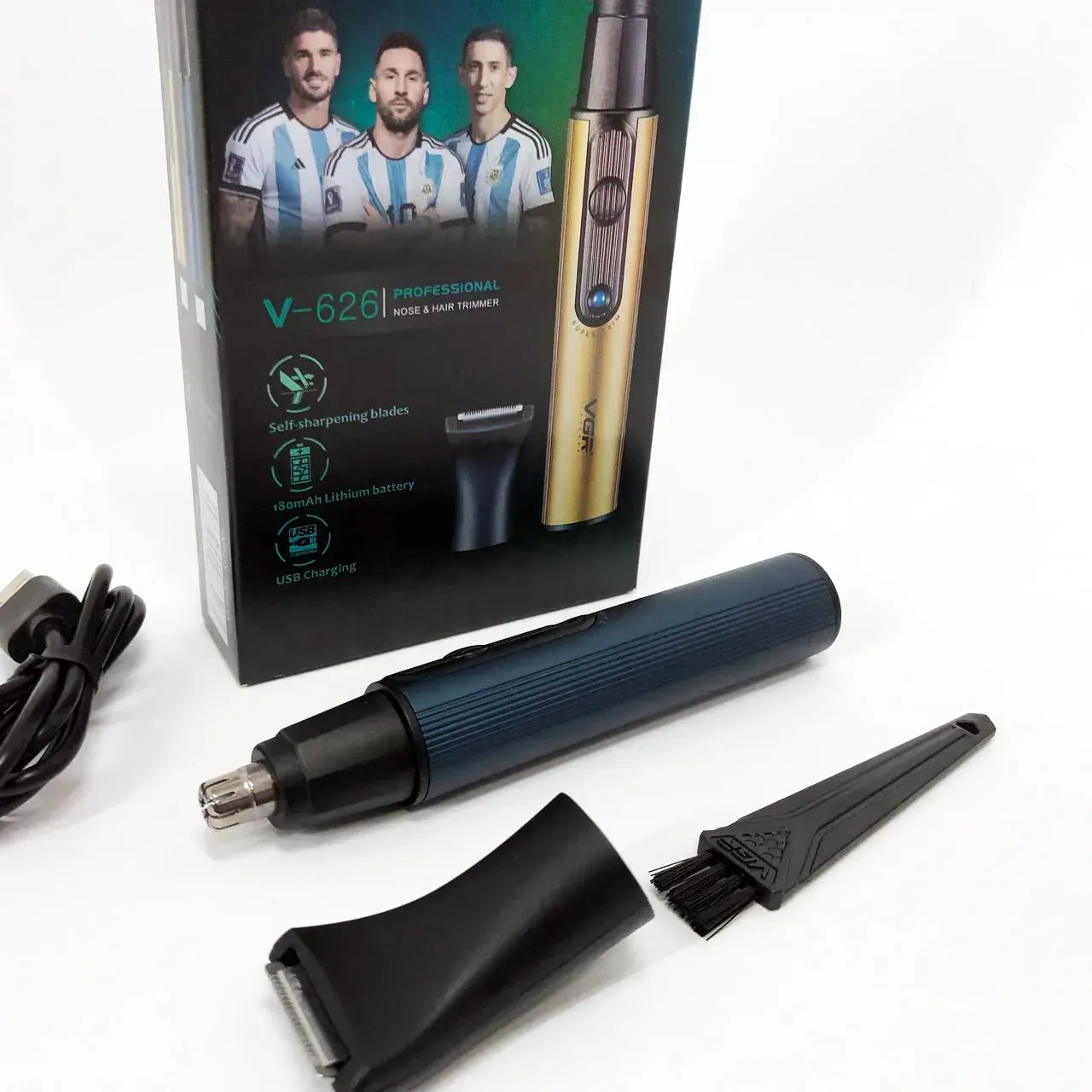 Тример універсальний VGR V-626 роторний для чоловіків Синій (GR-04837) - фото 3