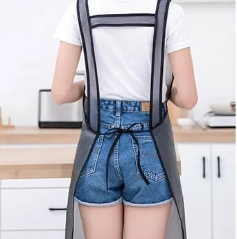 Фартук кухонный Черный (X00738-2) - фото 3 Фартук кухонный Черный (X00738-2) - фото 3