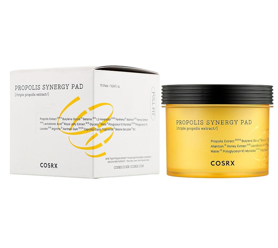 Тонер-педи з екстрактом прополіса Cosrx Full Fit Propolis Synergy Pad 70 шт. (27303672)