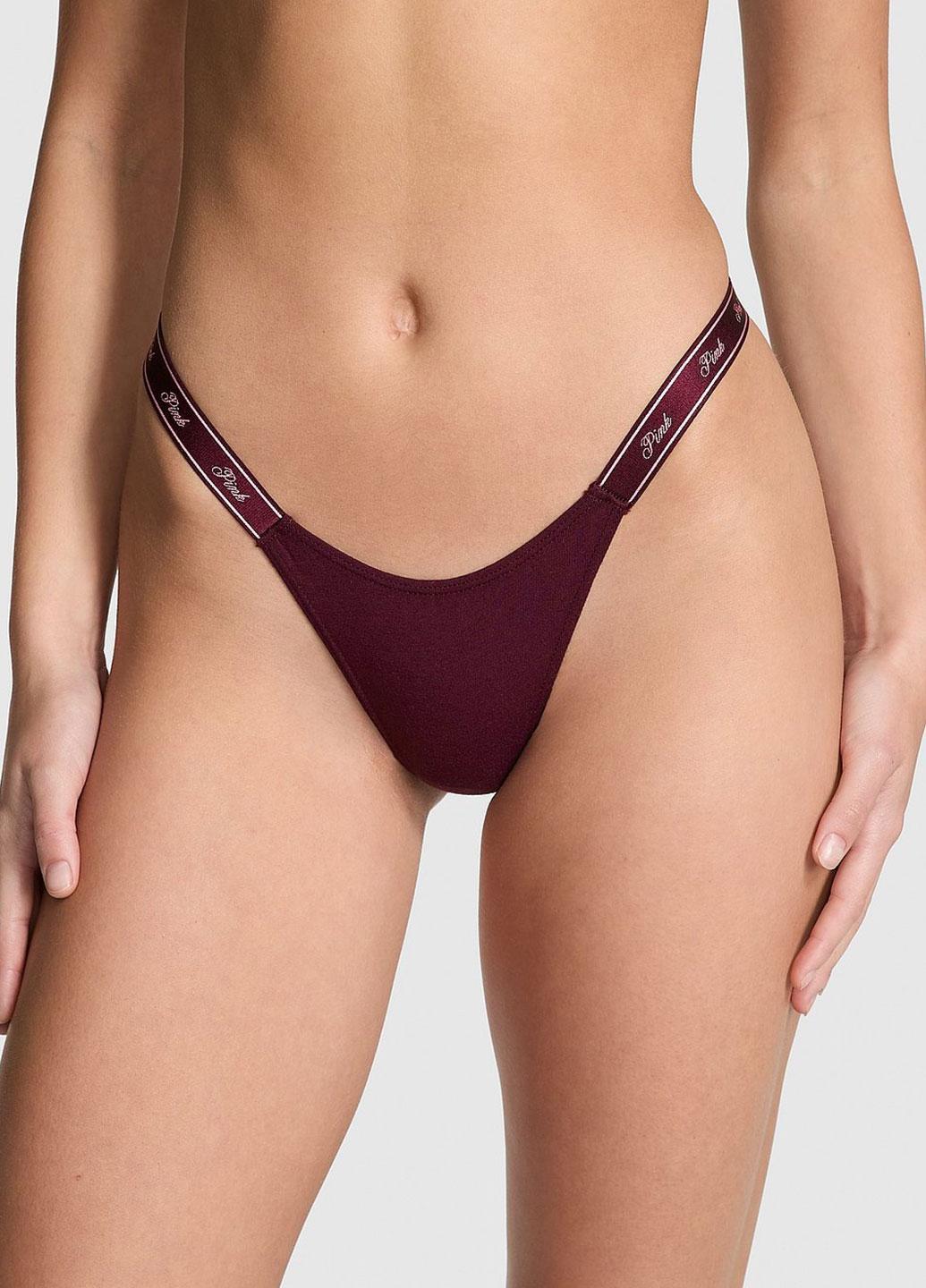 Трусики Victoria's Secret XL Бордовый (144000420534QCJXL)