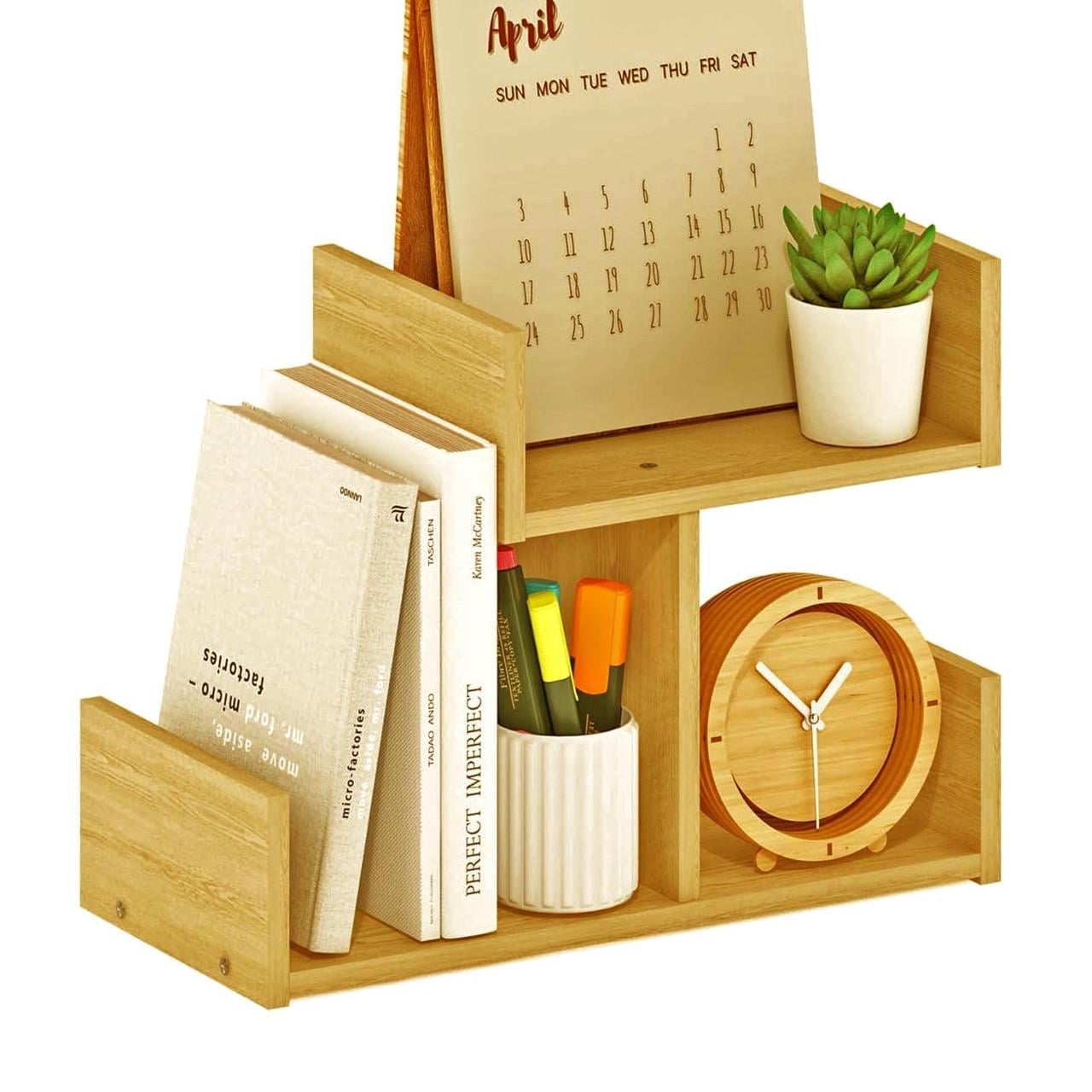 Полка книжная настольная из дерева Эсперанса Карри (КПА-030903)