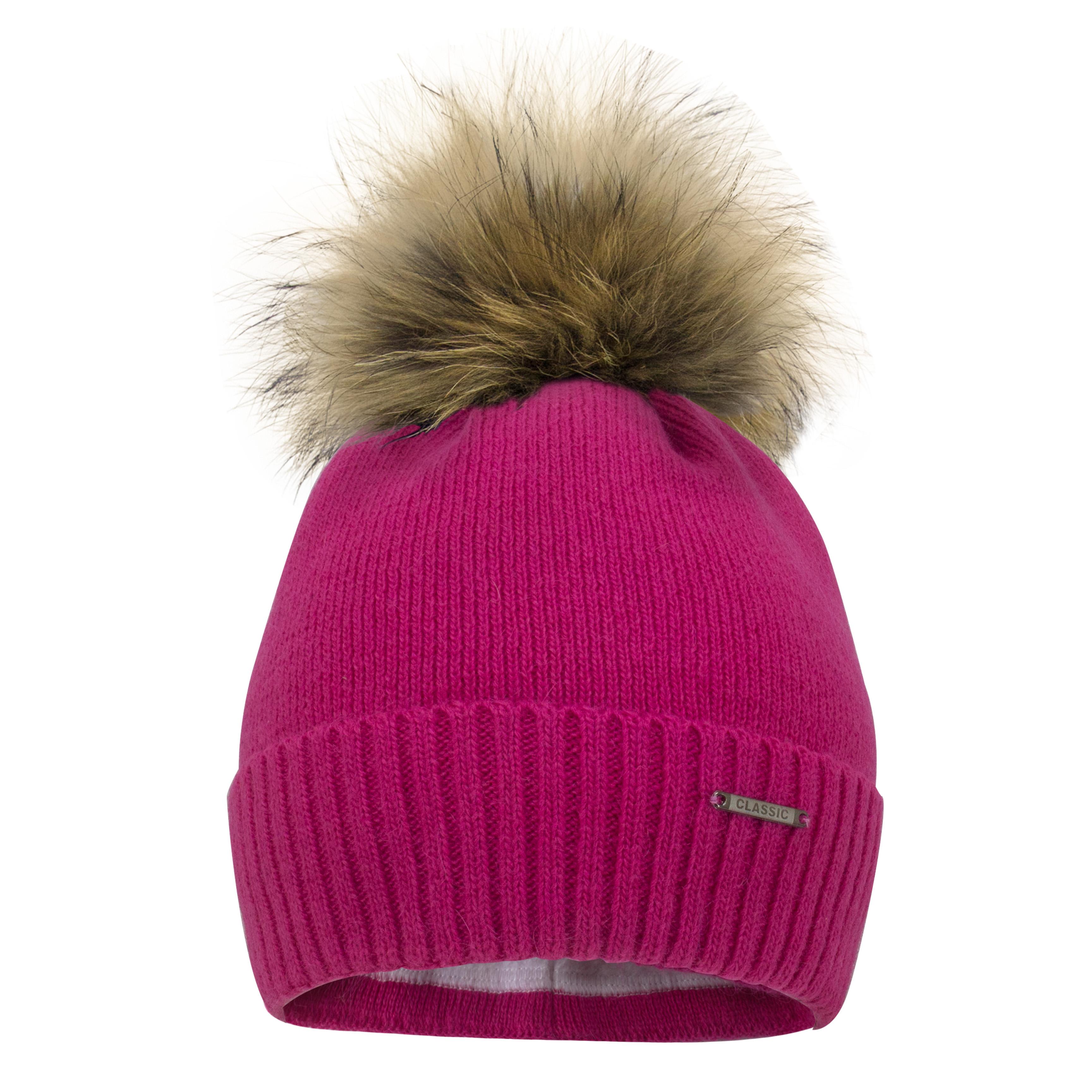 Шапка зимняя Девид стар. р. 52 Малиновый (2322)