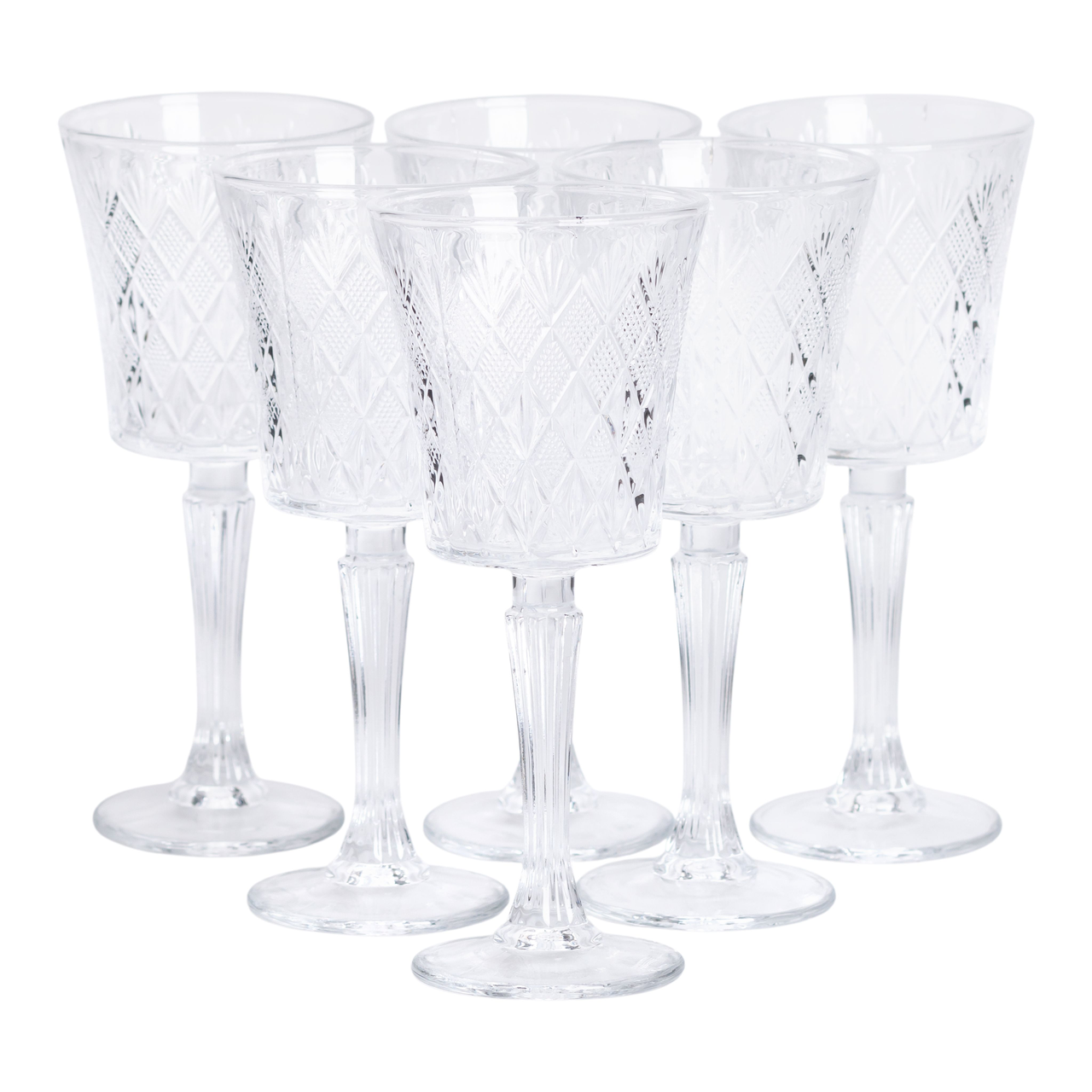 Набор бокалов стекло Light House LG-30039 CL 300 мл 6 шт. Прозрачный