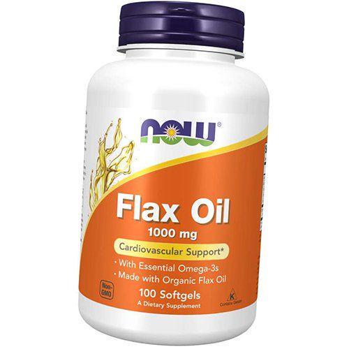 Масло льняное Flax Oil 1000 100 гел. капс. (67128005)