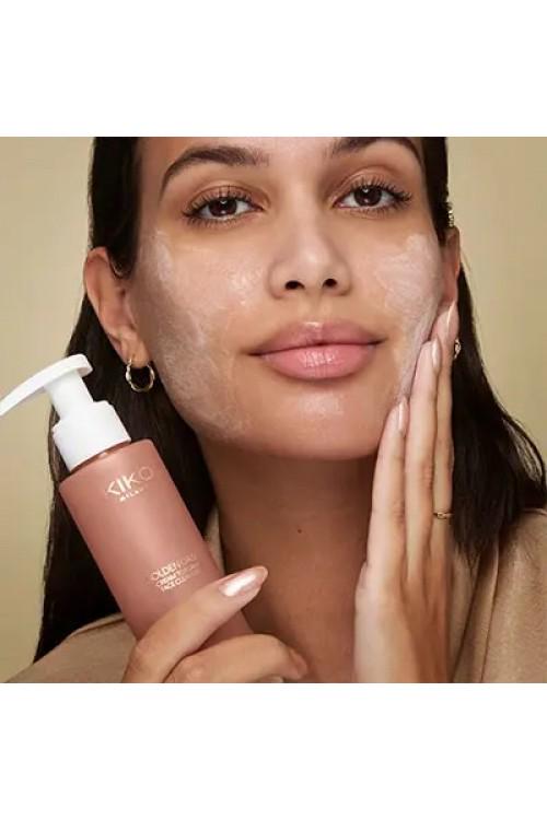 Гель для очищення обличчя Kiko Milano Golden Oasis Cream To Foam Face Cleanser 100 мл (001847) - фото 4 Гель для очищення обличчя Kiko Milano Golden Oasis Cream To Foam Face Cleanser 100 мл (001847) - фото 4