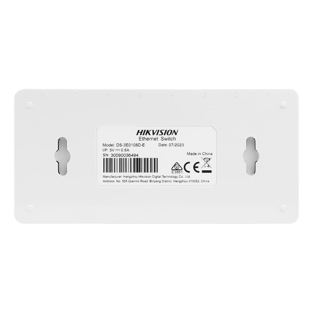 Комутатор Hikvision 8-ми портовий DS-3E0108D-E - фото 3 Комутатор Hikvision 8-ми портовий DS-3E0108D-E - фото 3