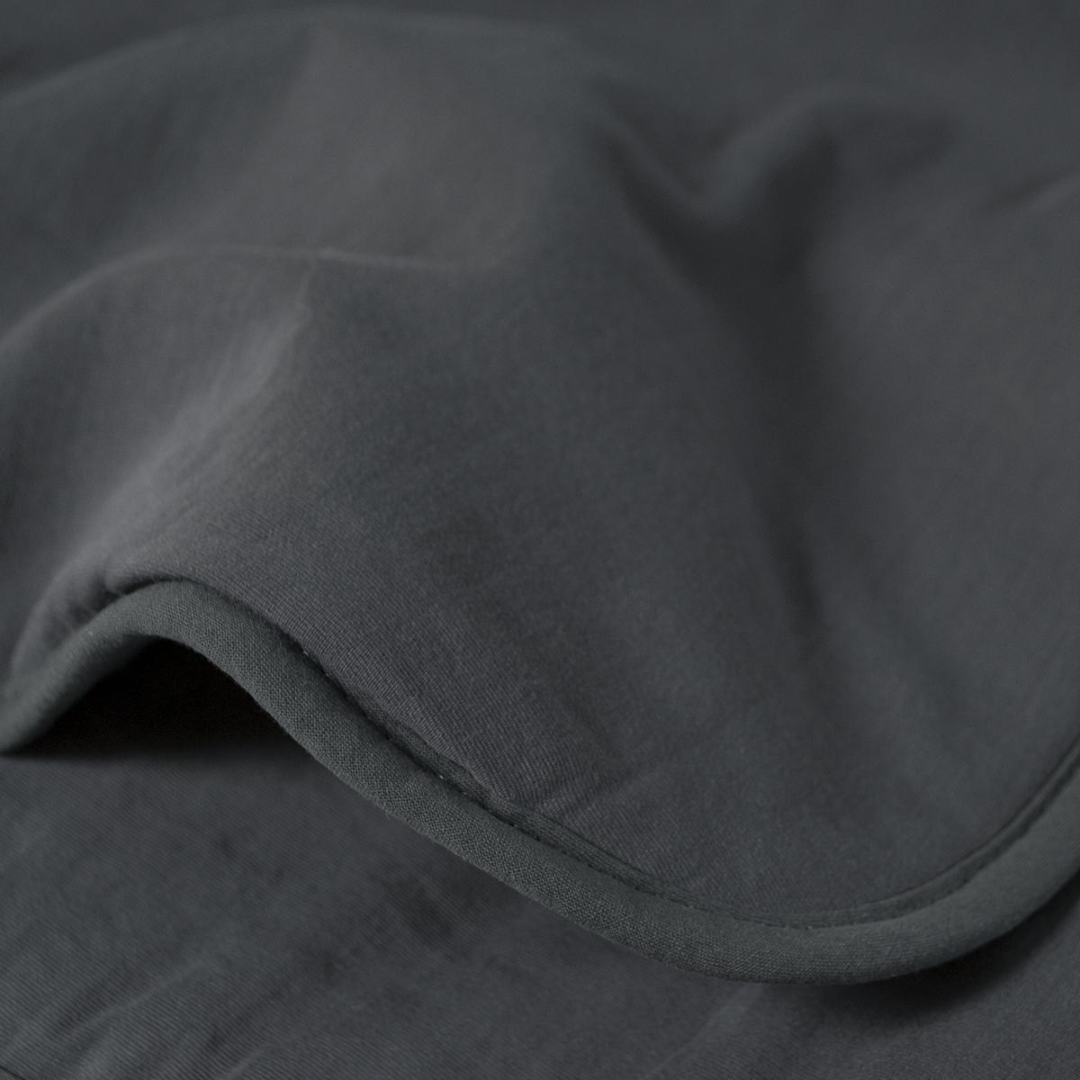 Покривало Lotus Home Nikos 245х245 см Антрацитовий (svt-2000022341370) - фото 4