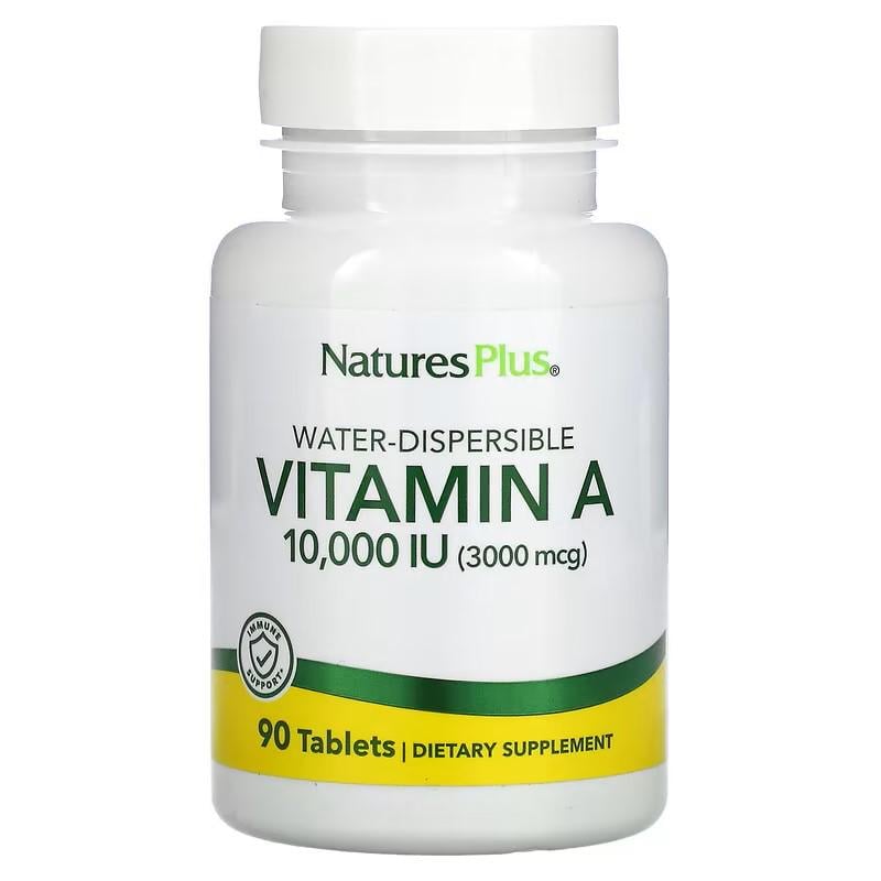 Вітамін А Nature's Plus Vitamin A 10000 IU Water-Dispersible 90 таблеток