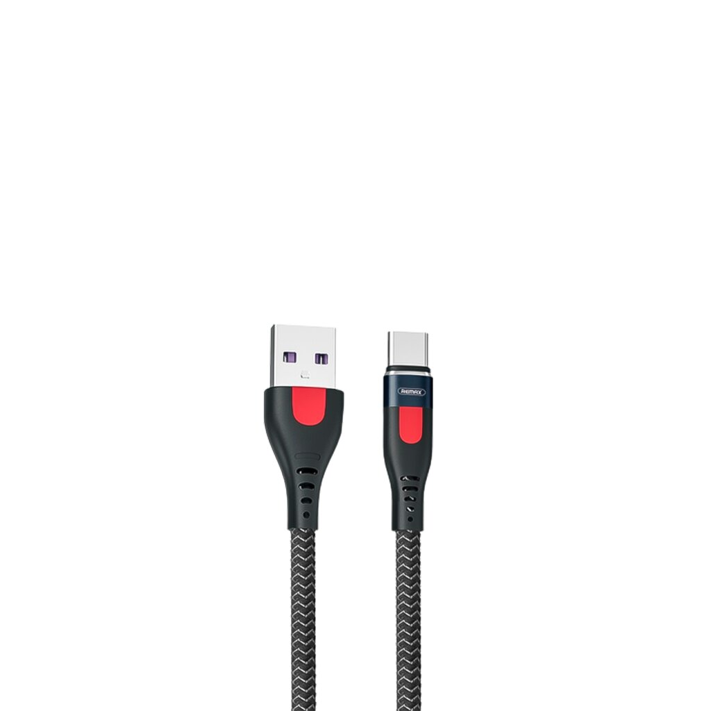 Кабель Remax Lesu Pro Aluminum Alloy USB 2.0 to Type-C 5A 480 Mbps 1 м Черный (RC-188a)