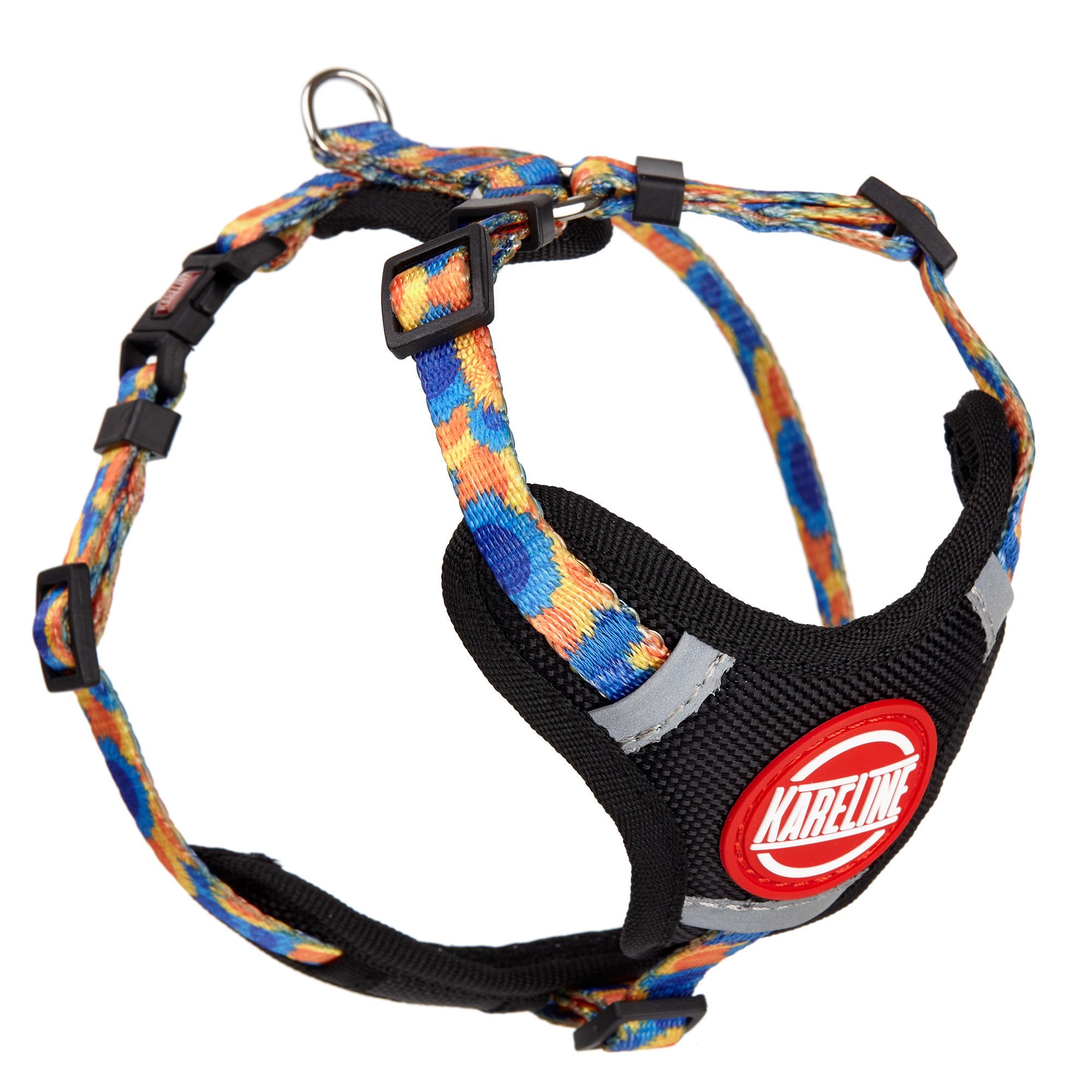 Шлея KareLine SUNFLOWERS из нейлона с узором 15 мм А 320-480 мм В 400-500 мм (0885/12)