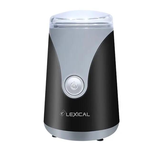 Кофемолка электрическая Lexical LCG-0702 220 V 200 W 50 г Black/Gray (3_01491) - фото 1