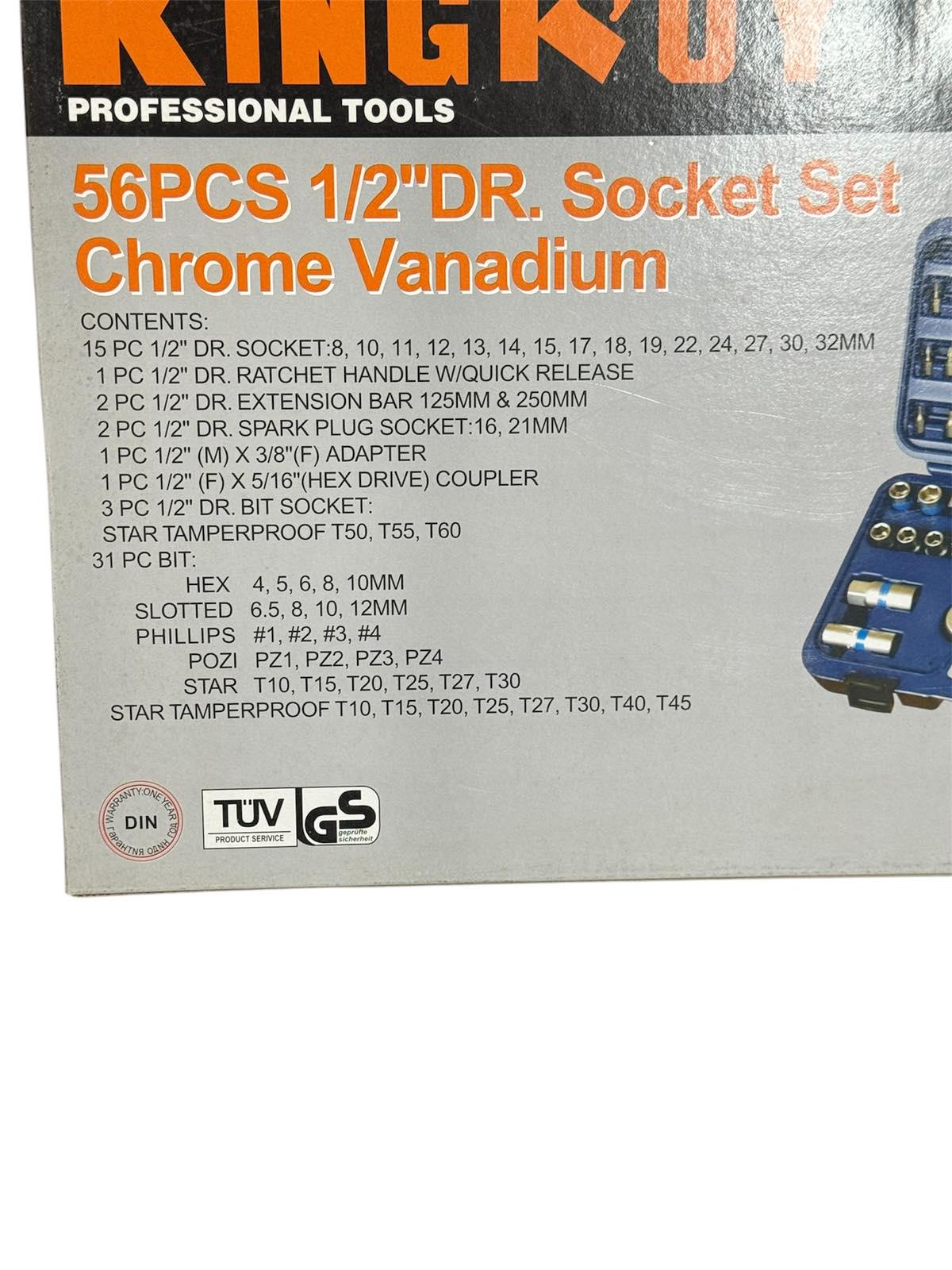 Набір інструментів KING ROY 56 пр. (13057) - фото 7 Набір інструментів KING ROY 56 пр. (13057) - фото 7