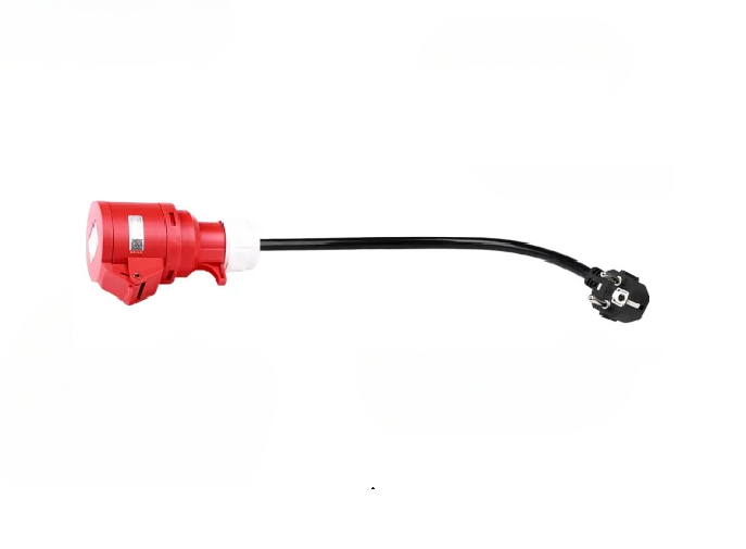 Переходник Shuko в розетку Red CEE 16A Shuko на Red CEE