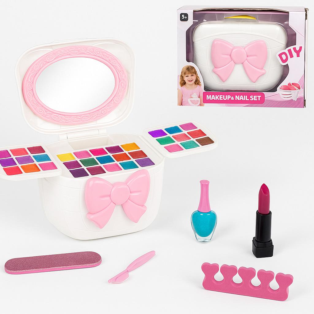 Косметика детский ящик/тени/румяна/помада (HZ060) - фото 2
