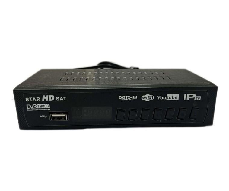 Медіаприставка T8000 Star HD T2 HDMI USB з пультом (2390000007)