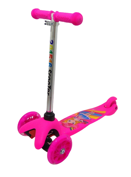 Самокат дитячий триколісний Scooter Mini Disney Pink Fairy (2T1054)