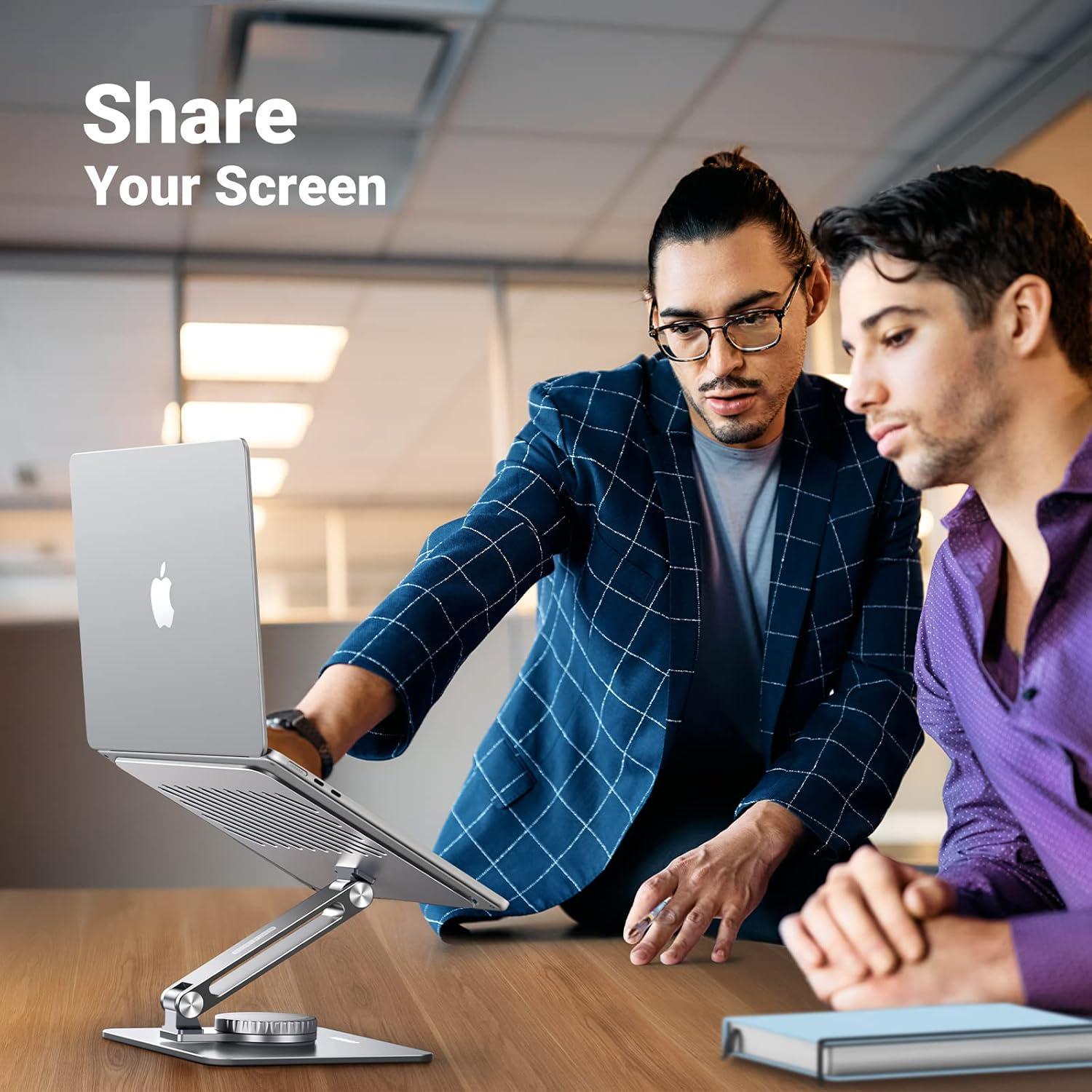 Підставка для ноутбуку UGREEN металева складана поворотна алюмінієва Сірий (90849) - фото 9 Підставка для ноутбуку UGREEN металева складана поворотна алюмінієва Сірий (90849) - фото 9