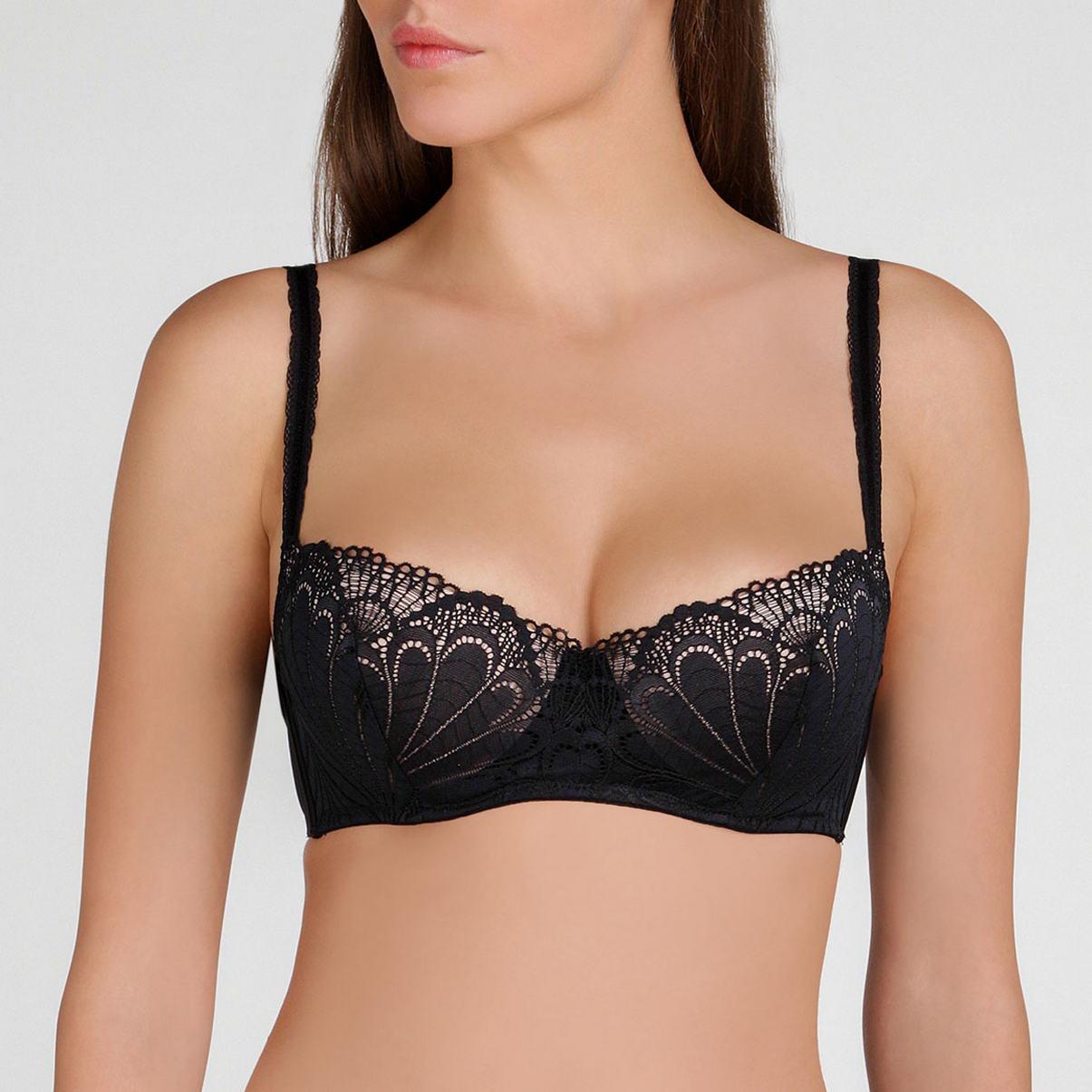 Бюстгальтер балконет Wonderbra Refined Glamour B75 001 Black - фото 2