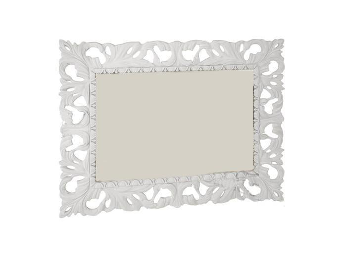 Зеркало с рамой MiroMark Империя 1200х1000 мм Белый глянец (МР-81-WB)