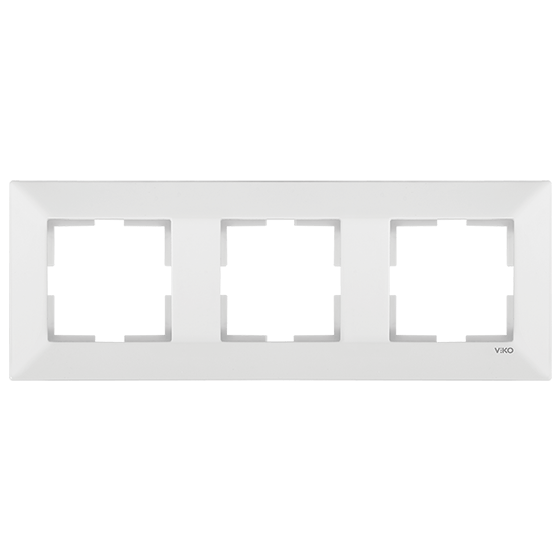 Рамка для розетки Viko Meridian 3-м Белый (90979003-WH)