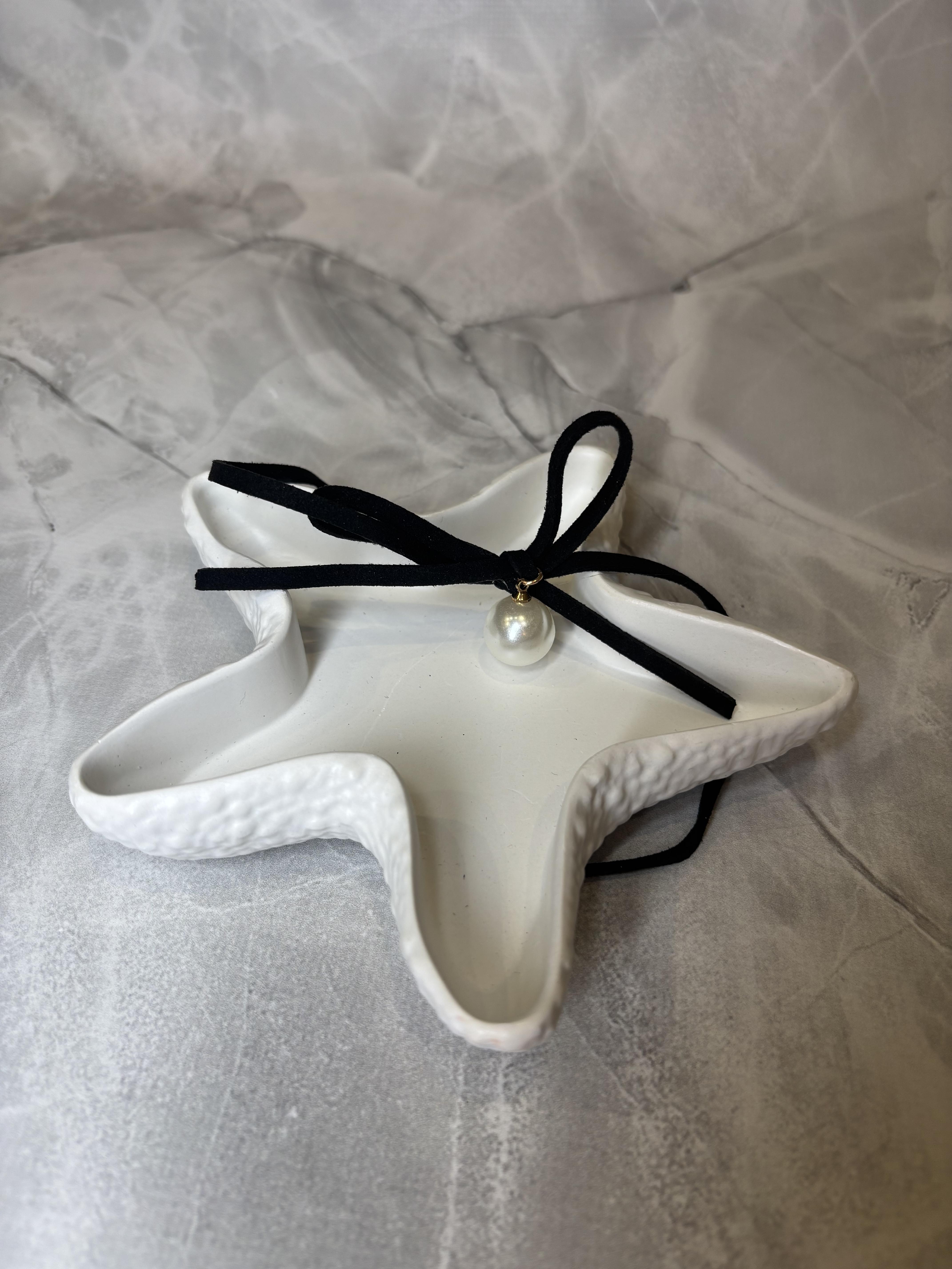 Чокер Mirshine Bow Pearl Black (23018) - фото 1