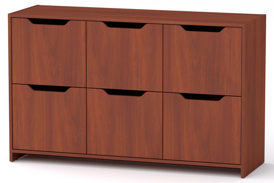 Комод Компаніт 6Д 130х42х80 см Яблуня (60a37bda92bf870db80fc3b2) - фото 1 Комод Компаніт 6Д 130х42х80 см Яблуня (60a37bda92bf870db80fc3b2) - фото 1