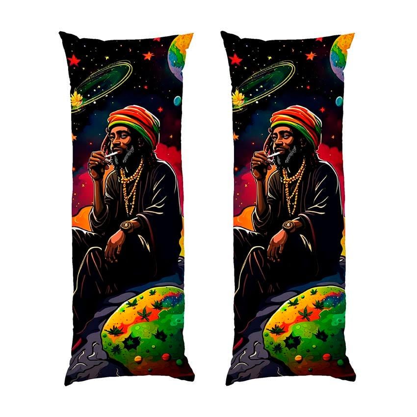 Подушка дакімакура Космічний реггі Cosmic Reggae габардин 70х30 см (114675)