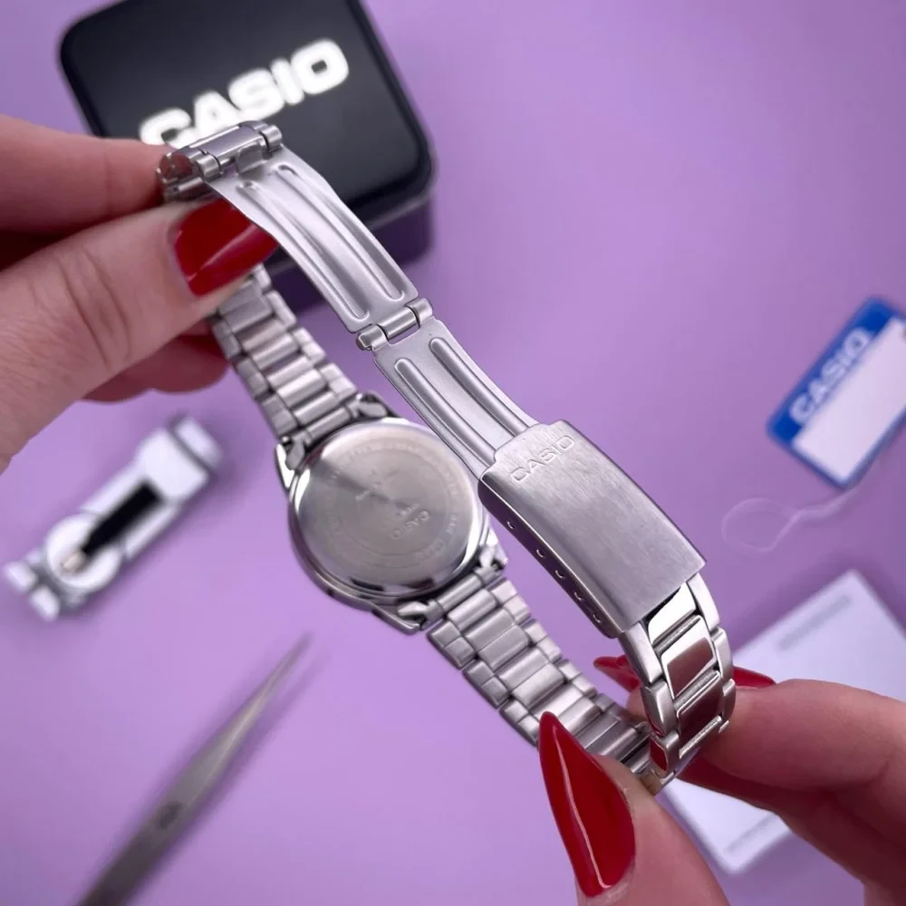 Наручний годинник жіночий Casio LTP-1303D-4A d 30 мм Рожевий (2542154107) - фото 3