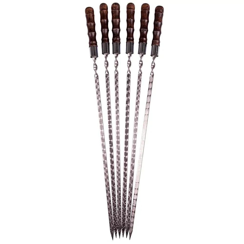 Шампуры для шашлыка Gorillas BBQ SKK78 Бамбук 4 шт. 45 см (2628056049)