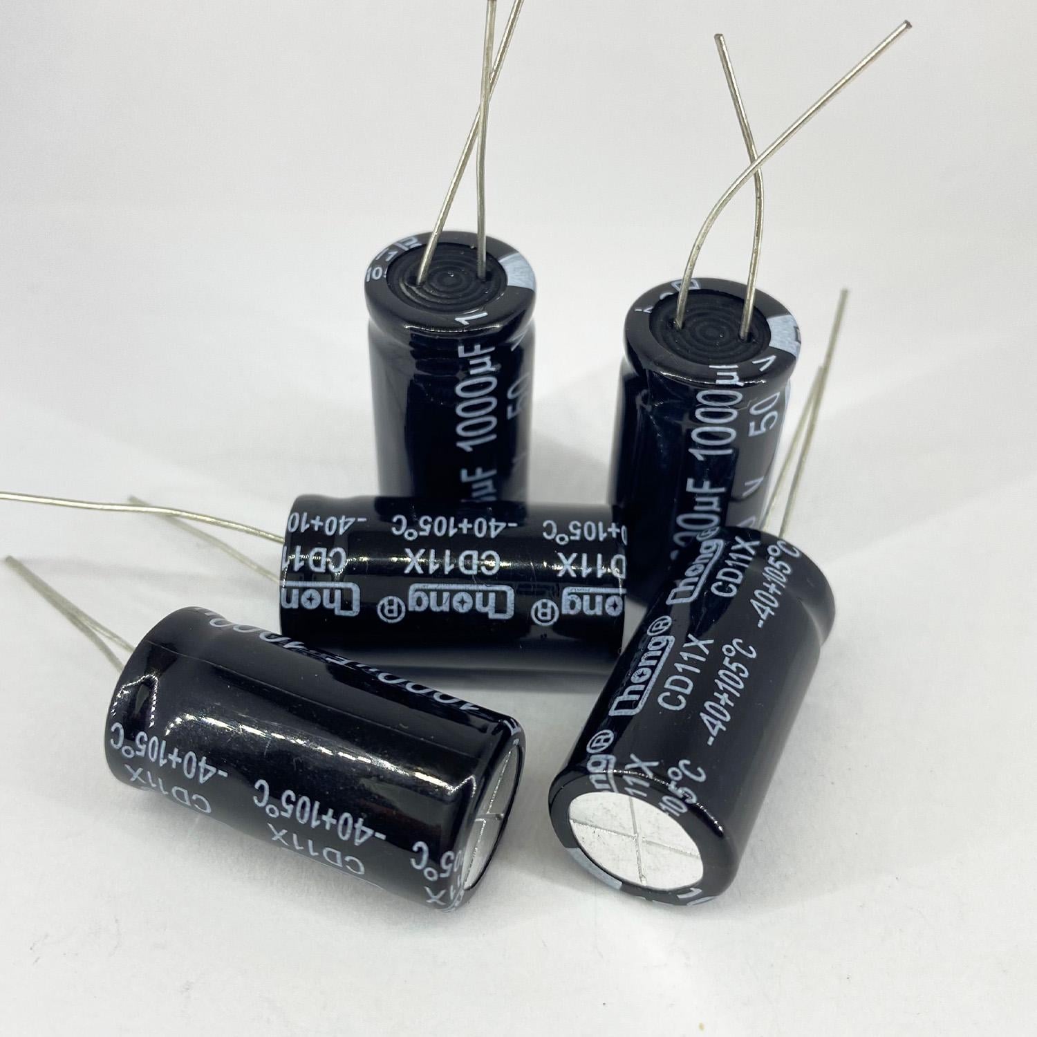 Электролитические конденсаторы ChongX 1000 мкф 50V 13x25 мм 105 °C (5455)
