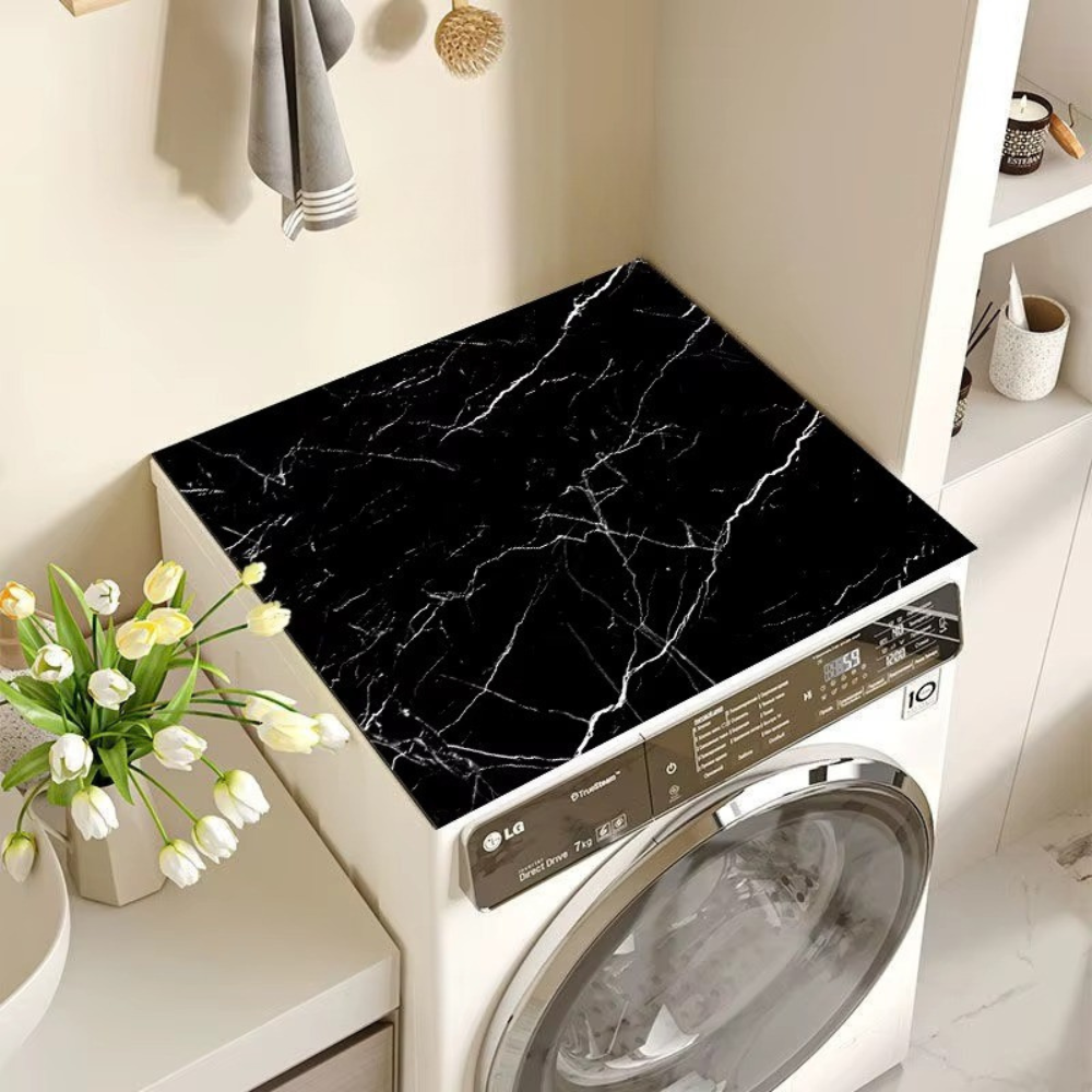 Коврик на стиральную машину защитный влагопоглощающий резиновый пылезащитный квадратный 60х60 см Черный Коврик на стиральную машину защитный влагопоглощающий резиновый пылезащитный квадратный 60х60 см Черный