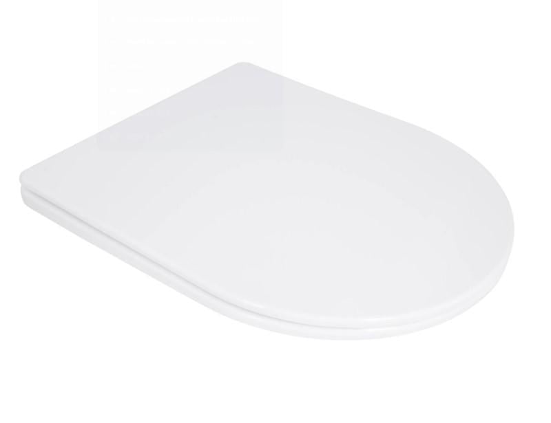 Сидения для унитаза Qtap Taurus 490 с микролифтом Slim Duroplast Quick Release (QTSC179W49383)