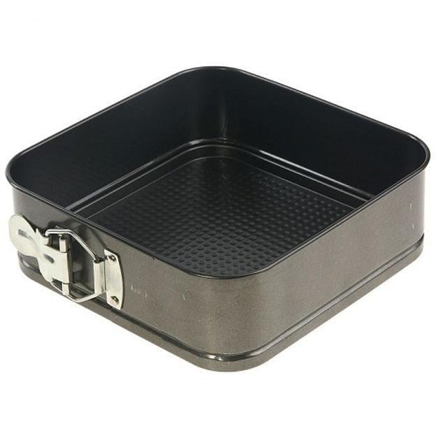 Форма для випічки роз'ємна MH-0761 Квадрат 23,5х23,5х7 см (2200000102898) - фото 1 Форма для випічки роз'ємна MH-0761 Квадрат 23,5х23,5х7 см (2200000102898) - фото 1