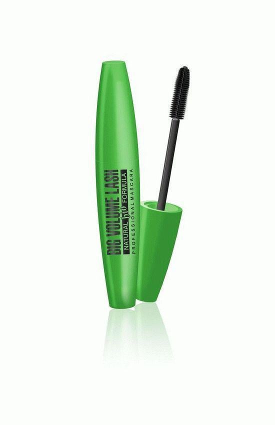 Тушь для ресниц Eveline Cosmetics Big Volume Lash Natural Bio Formula объем и удлинение 9 мл - фото 1