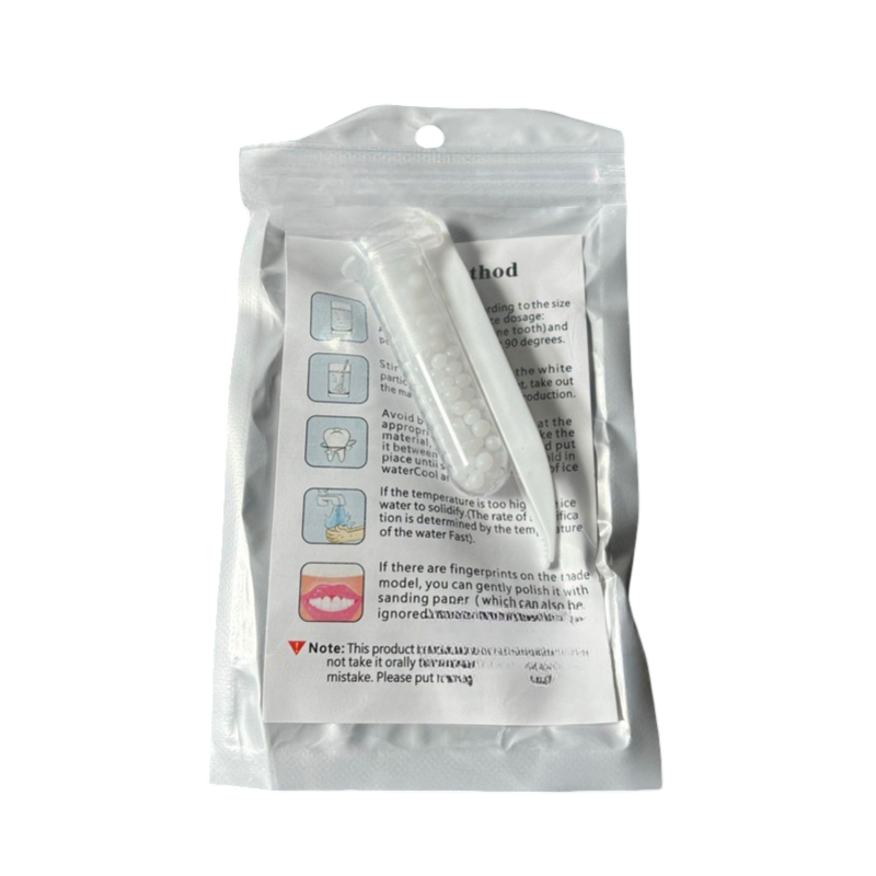 Клей для зубов для временного протезирования и восстановления эмали без стоматолога полимерный 5 г (R9639)