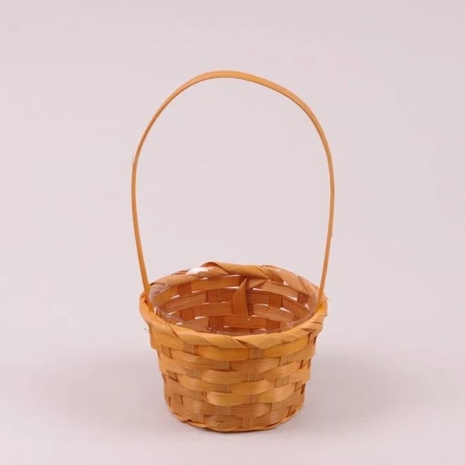Корзина бамбуковая Flora Оранжевый (37850)