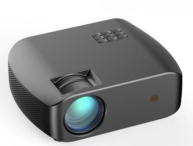 Мультимедийный LED-проектор HD F10 1280х800 для домашнего кинотеатра Черный