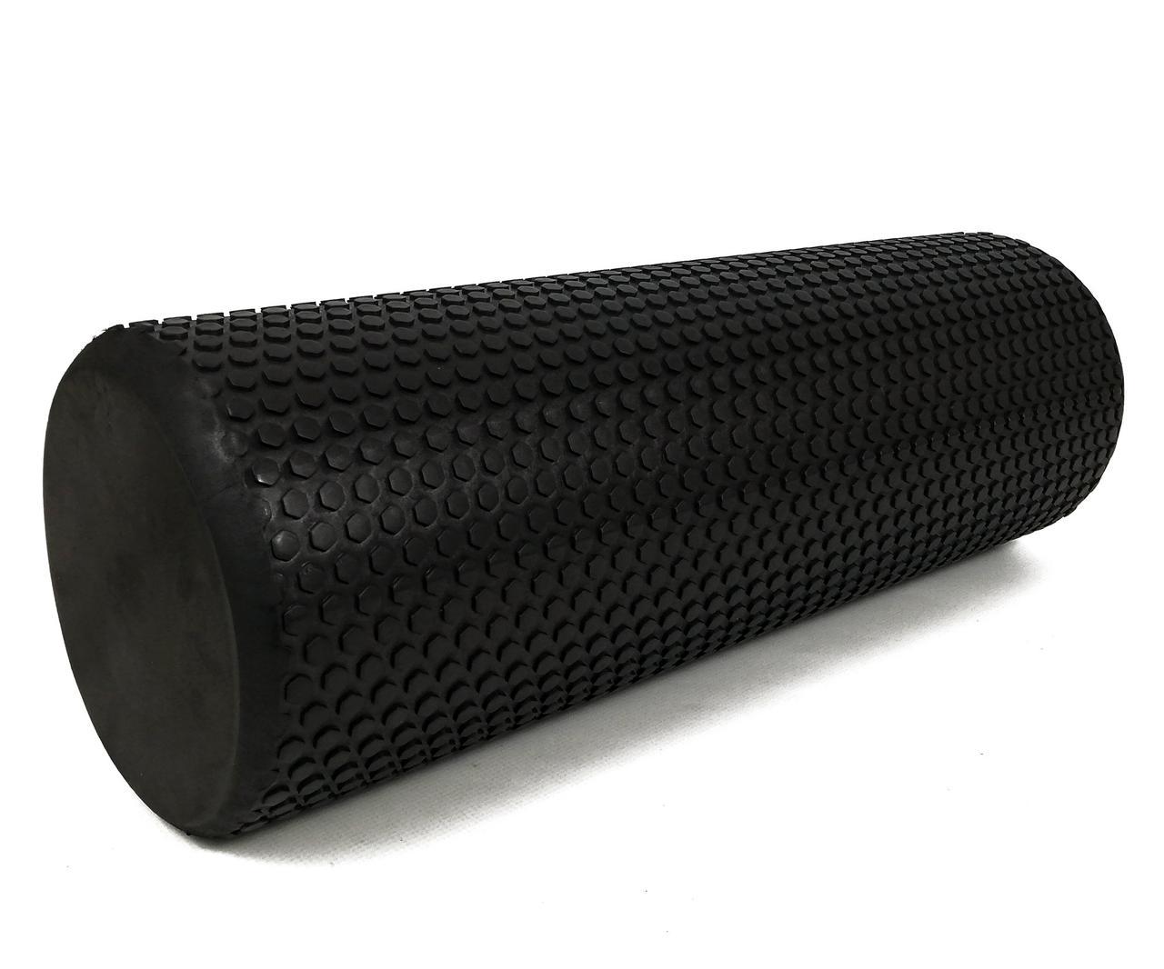 Роллер массажный EasyFit Foam Roller 45 см Черный