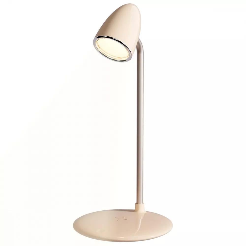Настільна LED-лампа сенсорна Proove Modern Type-C з бездротовою зарядкою 10W Beige (36972845)