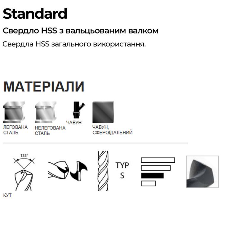 Свердло DIAGER HSS Standard Ø11x142 мм робоча довжина 94 мм по металу сталь HSS (SD7560756D11000000) - фото 2 Свердло DIAGER HSS Standard Ø11x142 мм робоча довжина 94 мм по металу сталь HSS (SD7560756D11000000) - фото 2