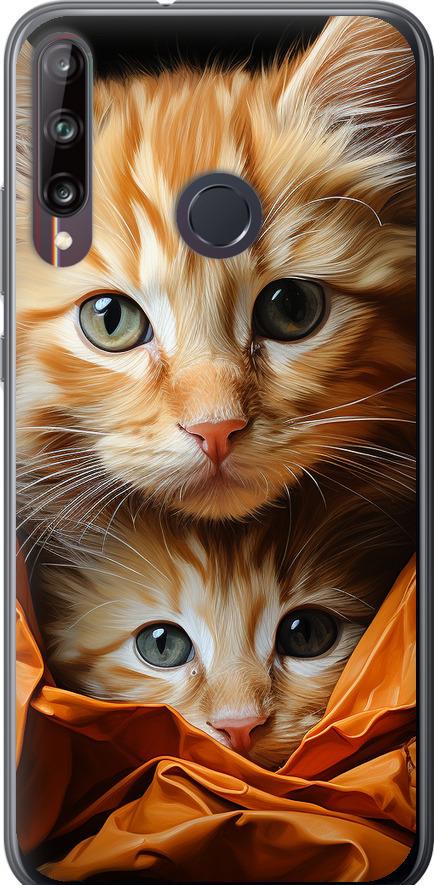Чехол на Huawei P40 Lite E Котики 2 (5664u-1875-42517)