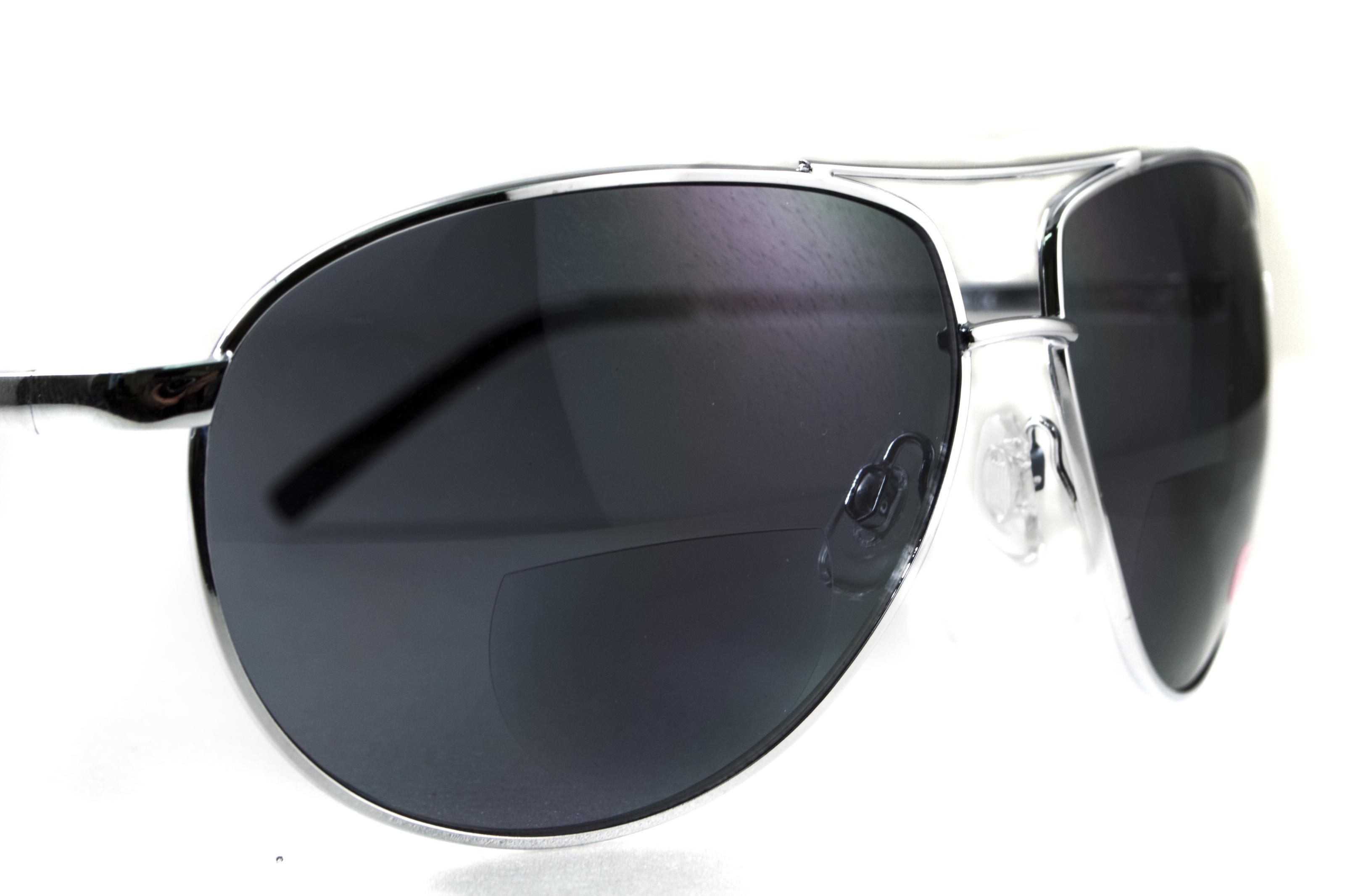 Очки защитные бифокальные Global Vision Aviator Bifocal +3,0 Grey (10085874) - фото 2