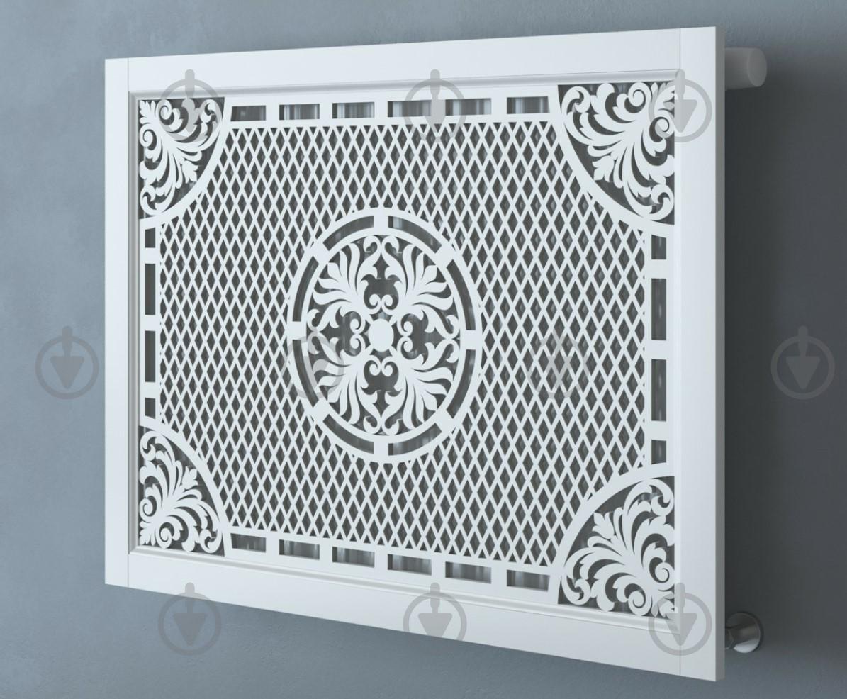 Экран-решетка декоративная на батарею отопления R34-F80 Белый (25310911)