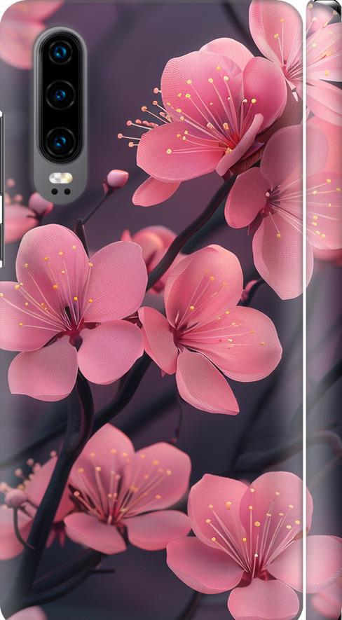 Чехол на Huawei P30 Пурпурная сакура (6075m-1622-42517)