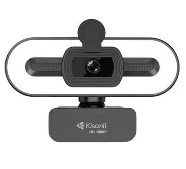 Вебкамера із мікрофоном Kisonli D2 1080P 30fps пластиковий корпус BOX Black Вебкамера із мікрофоном Kisonli D2 1080P 30fps пластиковий корпус BOX Black