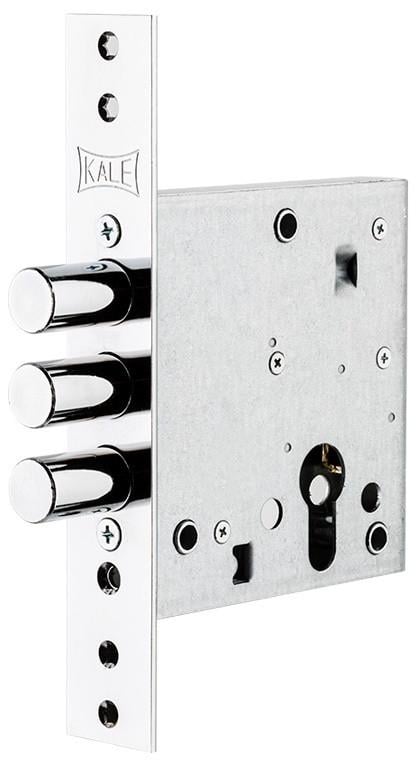 Замок врезной дополнительный Kale 447 цилиндровый ключ Гардиан 32.01 (447)